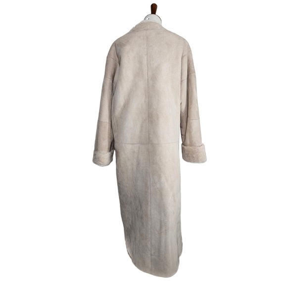 Ugg Remy Reversible Sherling Mushroom Coat 100% Sheepskin Medium NWT - Picture 3 of 6